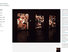Tablet Screenshot of mariannachristofides.com